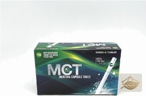 MCT Menthol-Zigarettenhülsen mit Aromakapsel