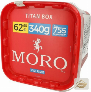 Moro Rot Volumentabak Titan Box 325g