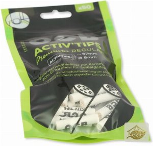 OCB Activ Tips Regular mit Aktivkohle 8 mm