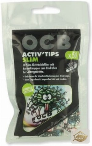 OCB Activ Tips Slim Grünkohl Limited Edition 7mm