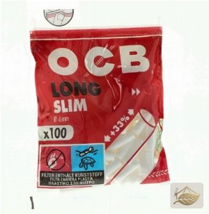 OCB Long Slim Eindrehfilter 6 mm zum Selberdrehen