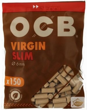 OCB Virgin Slim Drehfilter, ungebleicht 6 mm