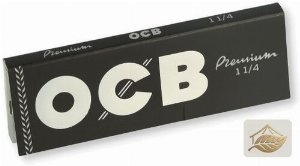 OCB Premium Black ultradünnes Drehpapier im Heftchen