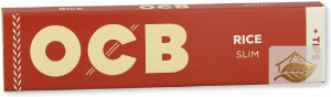OCB Rice Slim Ungebleicht – 32 Papers plus Tips