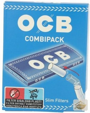 OCB Blau Combipack: Slim-Drehpapier mit Extra-Slim-Filtern