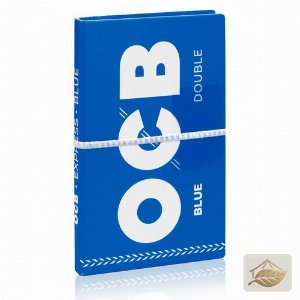 OCB Blau Drehpapier mit Gummibandverschluss