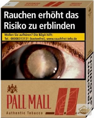 Pall Mall Authentic Red ohne Zusätze 26er