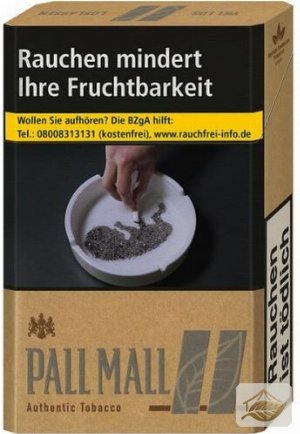 Pall Mall Authentic Silver ohne Zusätze 20er