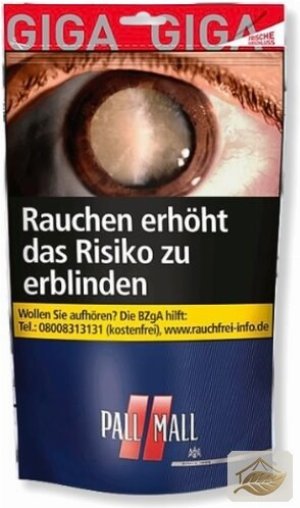 Pall Mall Red Volumentabak im Giga-Zipbeutel