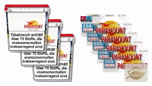 Paramount Volumentabak-Set mit Special Size Filterhülsen