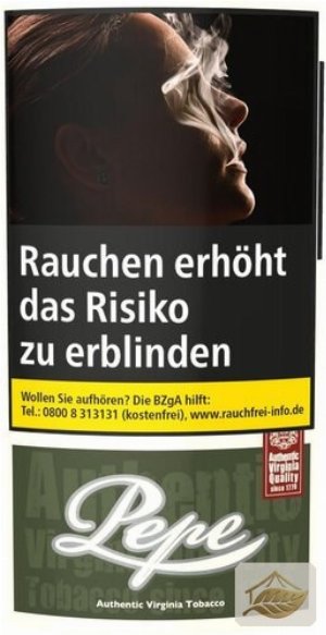 Pepe Virginia Dark Green Feinschnitt ohne Zusätze