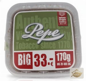 Pepe Rich Green Virginia Volumentabak im Eimer
