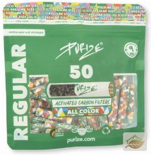 Purize Aktivkohlefilter AllColour Regular 9 mm 50er