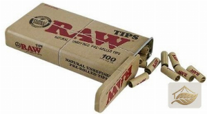 Raw Authentic vorgerollte Tips in der Metalldose