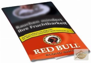 Red Bull Blond Shag heller Feinschnitt im Pouch
