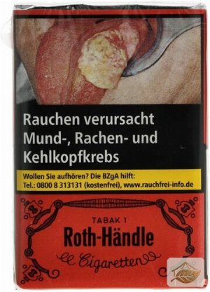 Roth-Händle ohne Filter 20er