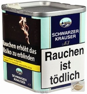 Schwarzer Krauser Tabak No 1 61g Dose Feinschnitt