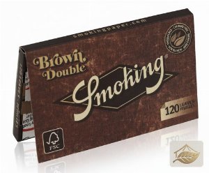 Smoking Brown Double ungebleichtes Drehpapier