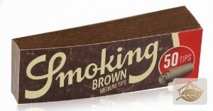Smoking Brown Filtertips ungebleicht im Medium-Format