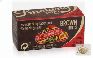 Smoking Brown Rolls ungebleichtes Endlospapier