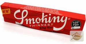 Smoking Thinnest King Size Papers mit Tips
