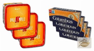 Pall Mall Allround Rot Volumentabak mit Columbus Hülsen