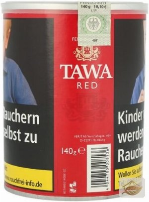 Tawa Red No 2 Zigarettentabak in der Dose