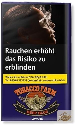 Tobacco Farm Zware Deep Blue Drehtabak im Pouch