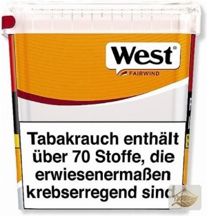 West Yellow Volumentabak American Blend 245g Eimer