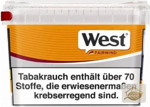 West Yellow Volumentabak im praktischen Eimer