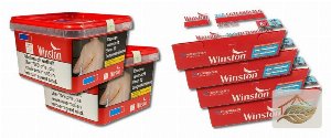 Winston Rot Stopf-Set mit Winston Red Extra Hülsen