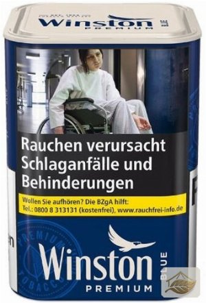 Winston Tabak Blau 60g Dose Stopftabak