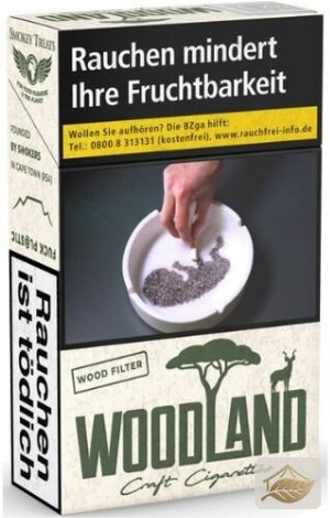 WOODLAND Craft Zigarettes WOOD FILTER 20er