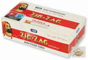 Zig-Zag Mini Filterhülsen für die Mini-Stopfmaschine