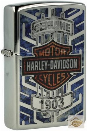 Zippo 250 Harley-Davidson Feuerzeug, Chrom