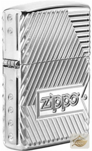 Zippo Armor 8-Sides Flame Feuerzeug, Chrom poliert
