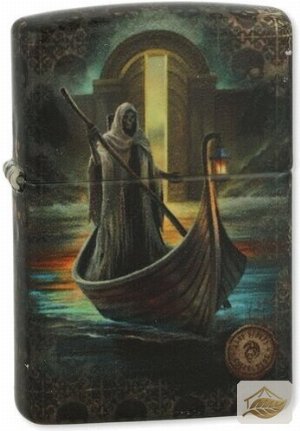 Zippo Sensenmann im Boot, Anne Stokes Collection 540°