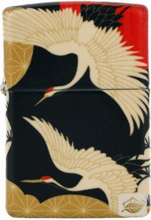 Zippo Kraniche-Feuerzeug, Asiatischer Stil