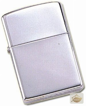 Zippo Basic Chrom poliert, klassisch schlicht