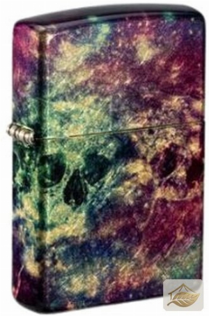 Zippo Color 540 Feuerzeug Galaxy Skull, bunt bedruckt