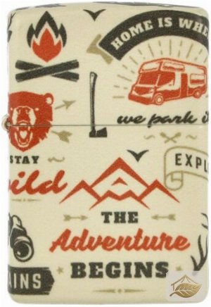 Zippo Outdoor-Abenteuer Feuerzeug, Color 540° Weiß