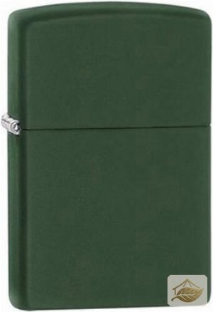 Zippo Feuerzeug schlicht, Dunkelgruen Matt