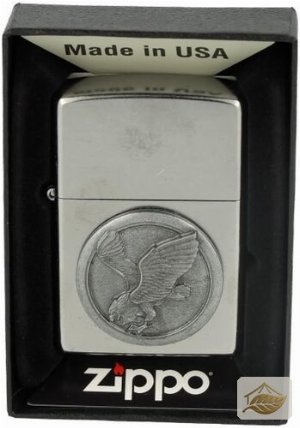 Zippo Adler-Plakette, Oberfläche Street Chrome