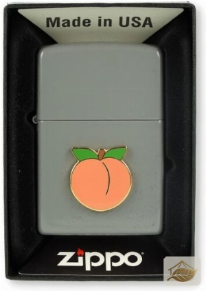 Zippo Feuerzeug Foodie-Serie Pfirsich, Royal Blue Matte