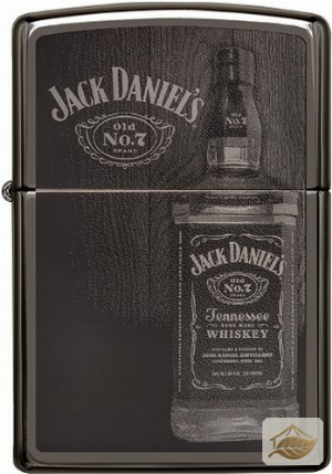 Zippo Feuerzeug Jack Daniel's Flasche, Black Ice
