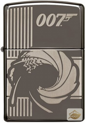 Zippo Feuerzeug James Bond Motiv, Black Ice