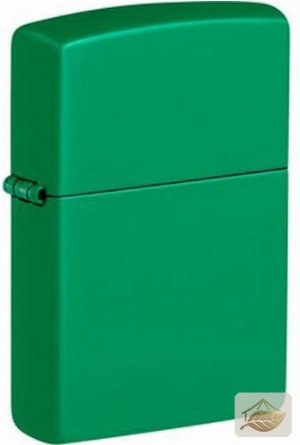 Zippo Basismodell Gold Green Matte, dezentes Grün