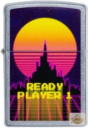 Zippo Feuerzeug Skyline-Motiv Ready Player 1