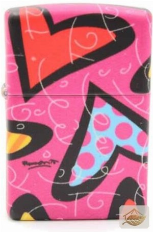Zippo Romero Britto Modern Love Feuerzeug, Violett