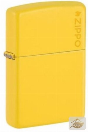 Zippo Sunflower mit Logo-Aufdruck, Gelb